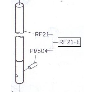 Стержень прижима лапки RF21-E (original)